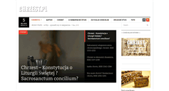 Desktop Screenshot of chrzest.pl