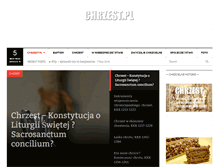 Tablet Screenshot of chrzest.pl
